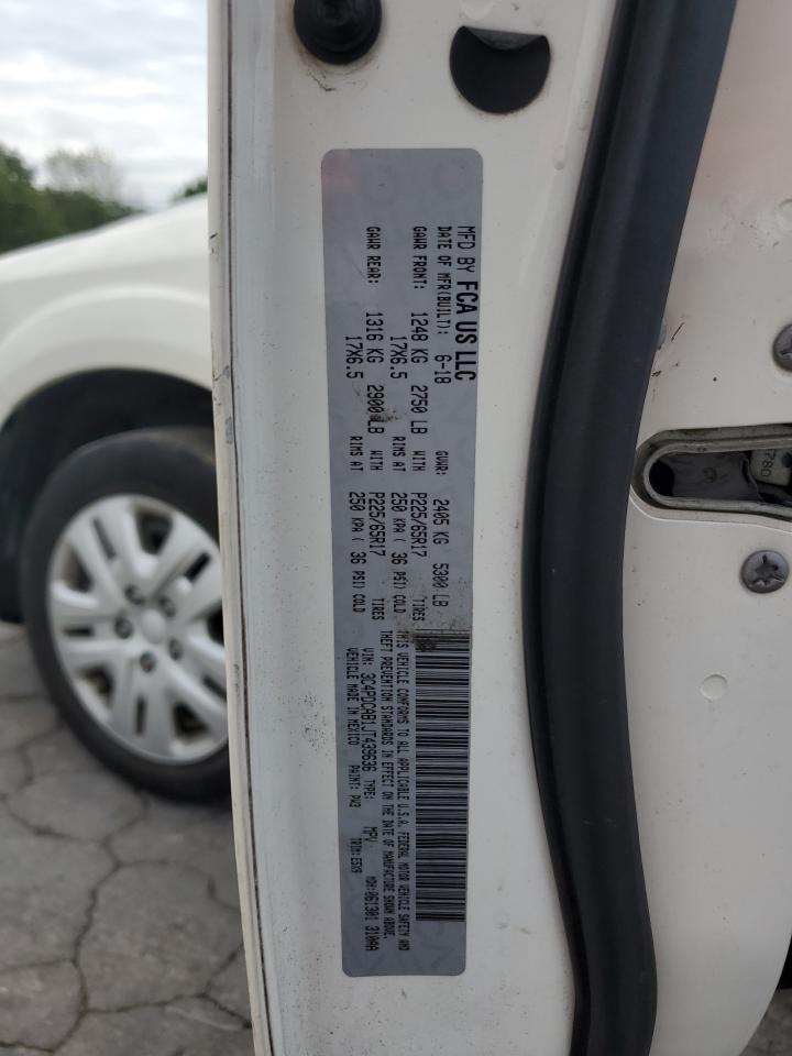 2018 Dodge Journey Se VIN: 3C4PDCAB1JT439636 Lot: 62195645