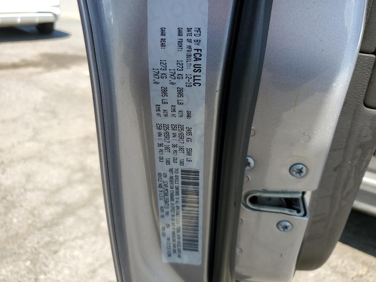 2020 Jeep Cherokee Latitude VIN: 1C4PJMCB0LD584719 Lot: 66609935