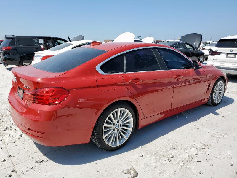  BMW 4 SERIES 2016 Czerwony