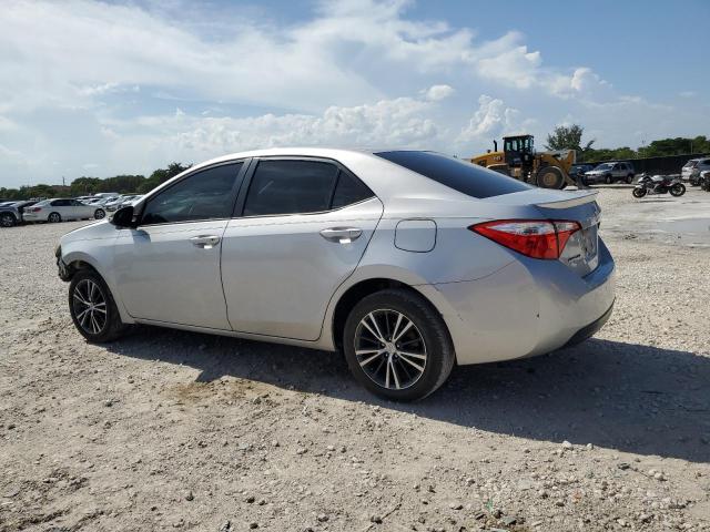  TOYOTA COROLLA 2016 Srebrny