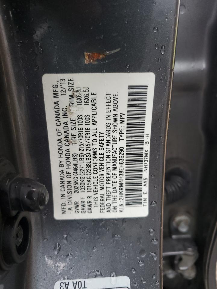 2014 Honda Cr-V Lx VIN: 2HKRM4H38EH636290 Lot: 64967265