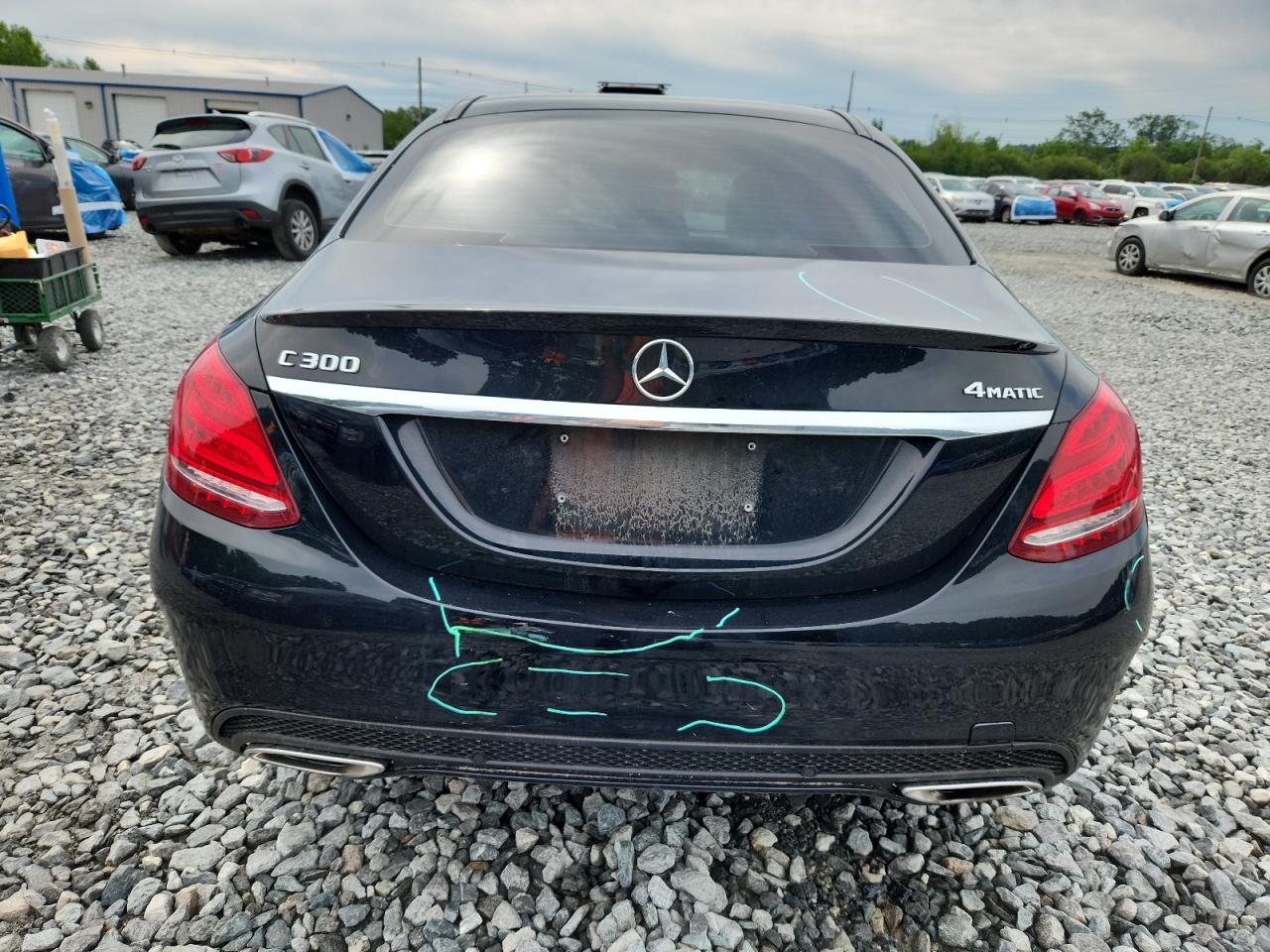 2017 Mercedes-Benz C 300 4Matic VIN: 55SWF4KB7HU200058 Lot: 55468875