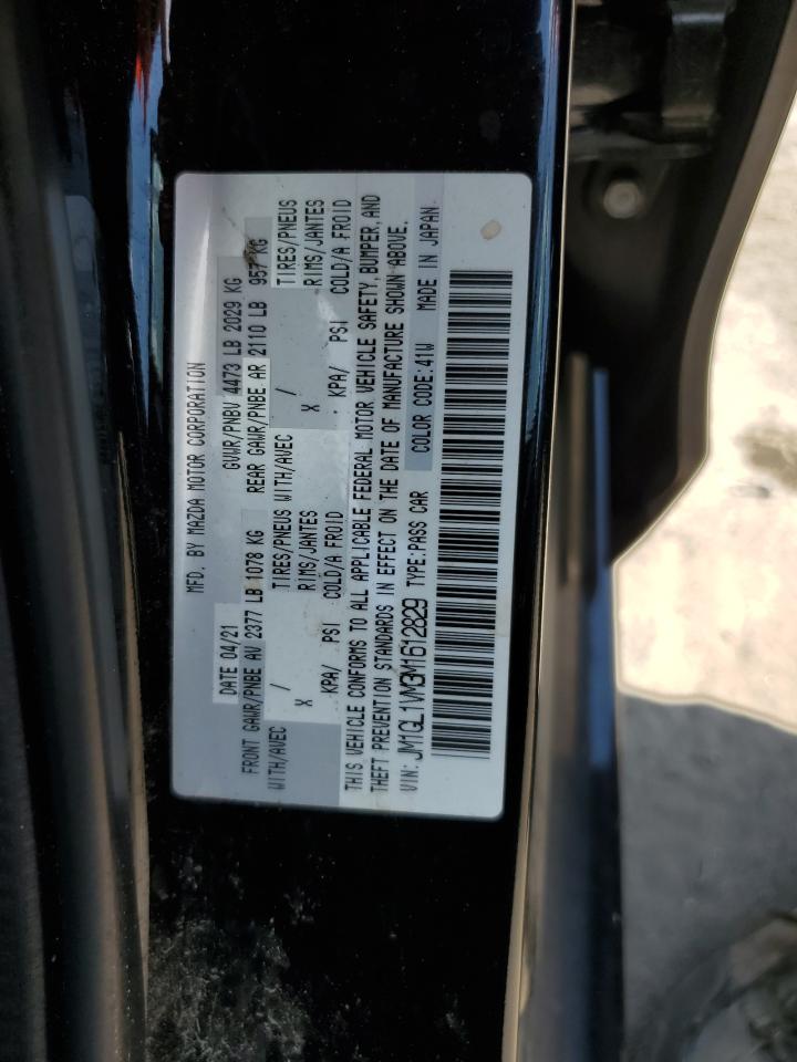2021 Mazda 6 Touring VIN: JM1GL1VM3M1612829 Lot: 63479445