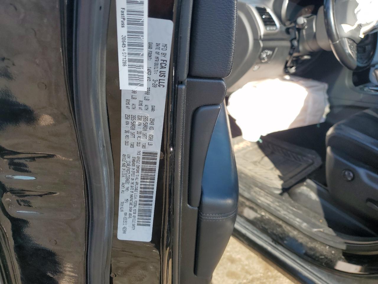 2020 Jeep Grand Cherokee Laredo VIN: 1C4RJFAG7LC334631 Lot: 65646205