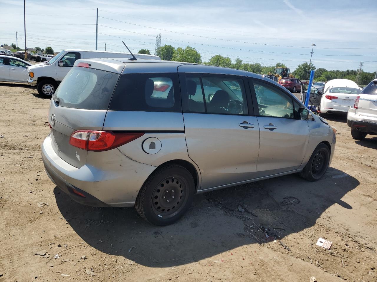 2013 Mazda 5 silver hatchback gas JM1CW2BL4D0148219 photo #4