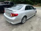 2009 TOYOTA COROLLA BASE   for sale at Copart MA - NORTH BOSTON