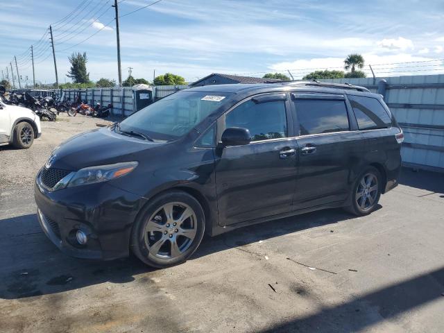 Minivans TOYOTA SIENNA 2017 Black
