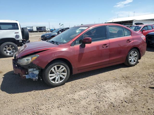  SUBARU IMPREZA 2015 Burgundy