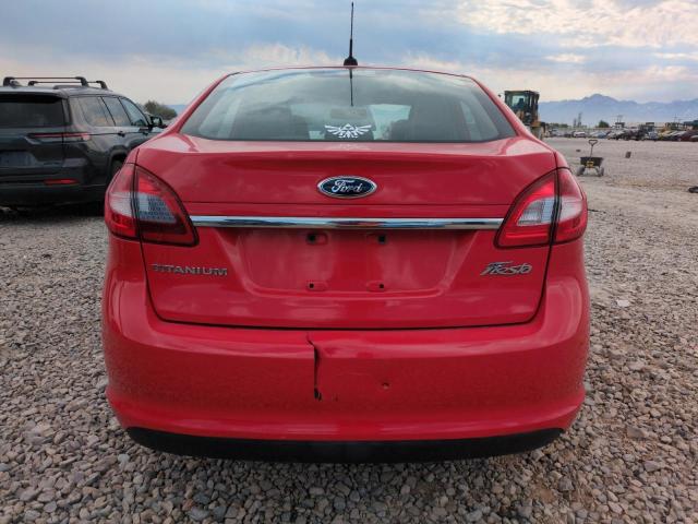 FORD FIESTA 2013 Red