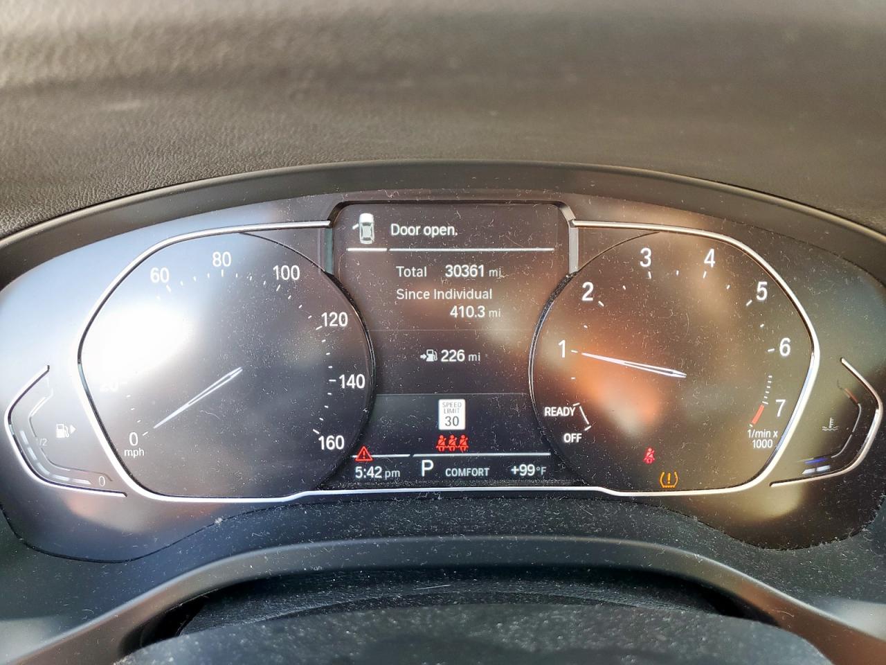 2022 BMW X3 xDrive30I VIN: 5UX53DP07N9L86993 Lot: 64488355