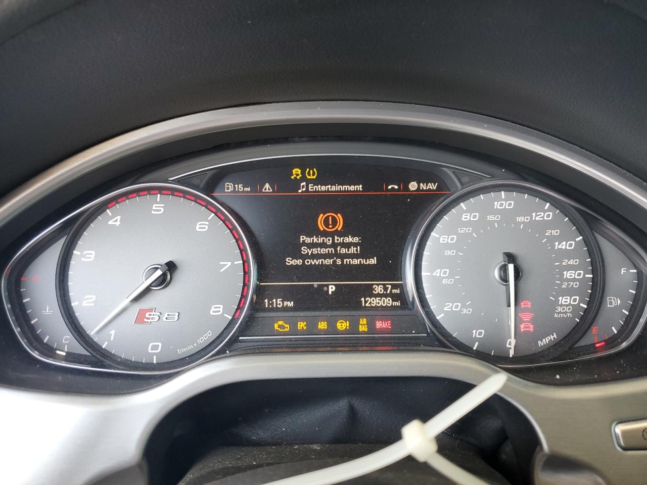wauk2afd2fn002313 WAUK2AFD2FN002313 2015 Audi S8 Quattro