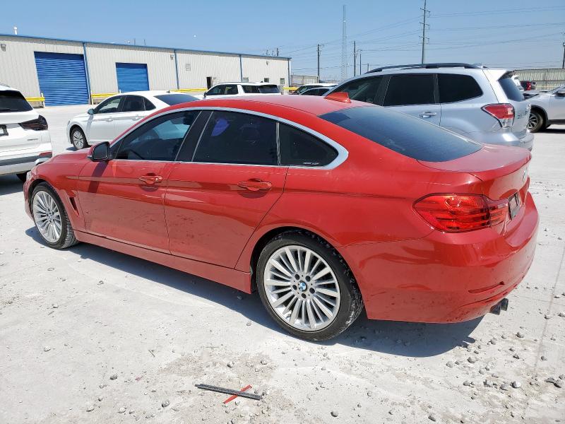  BMW 4 SERIES 2016 Czerwony