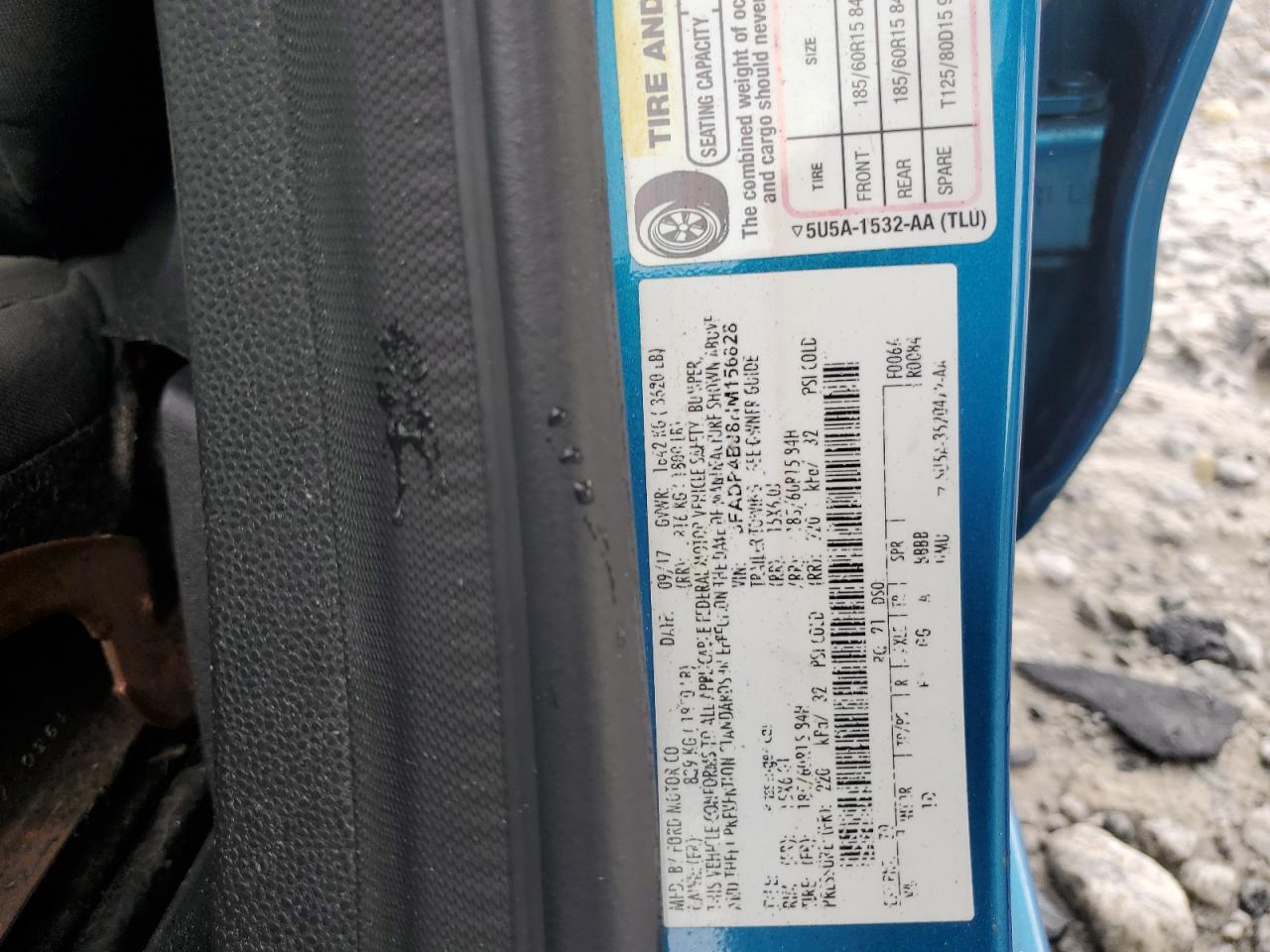 3FADP4BJ8HM156828 2017 Ford Fiesta Se