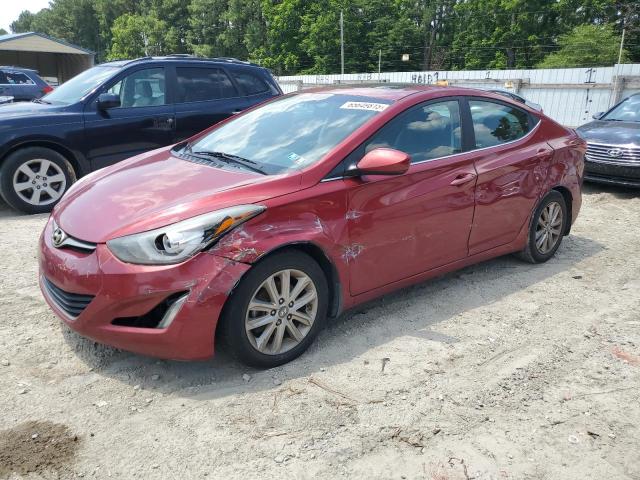 Sedans HYUNDAI ELANTRA 2015 Red
