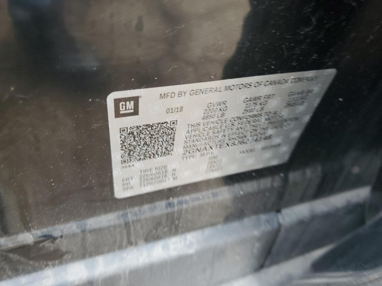 2018 Chevrolet Equinox Lt VIN: 2GNAXTEX8J6274148 Lot: 64606425