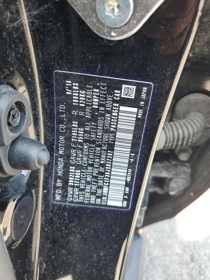 2018 Honda Civic Ex VIN: JHMFC1F36JX037392 Lot: 66032755