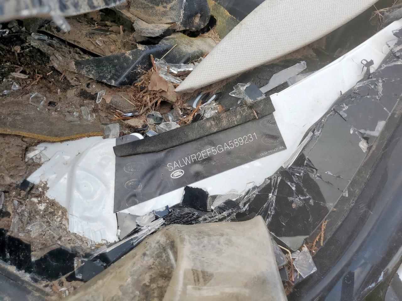 2016 Land Rover Range Rover Sport Sc VIN: SALWR2EF5GA589231 Lot: 64804875