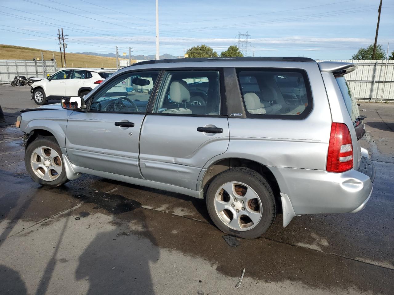 2003 Subaru Forester 2.5Xs silver suv gas JF1SG65603H753382 photo #3