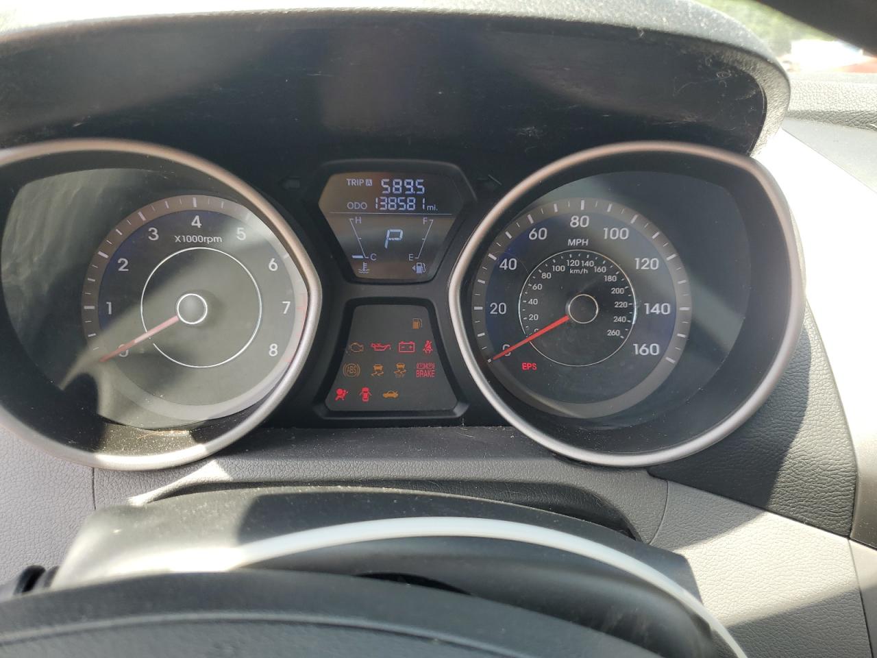 2013 Hyundai Elantra Gls VIN: KMHDH4AE3DU892072 Lot: 66383195