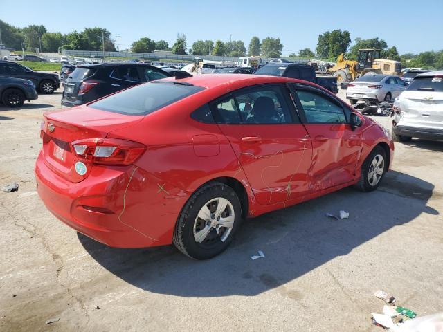 Sedans CHEVROLET CRUZE 2017 Czerwony