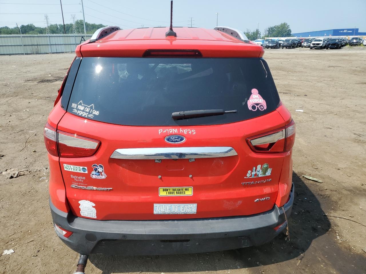 2021 Ford Ecosport Titanium VIN: MAJ6S3KL5MC411014 Lot: 64637635