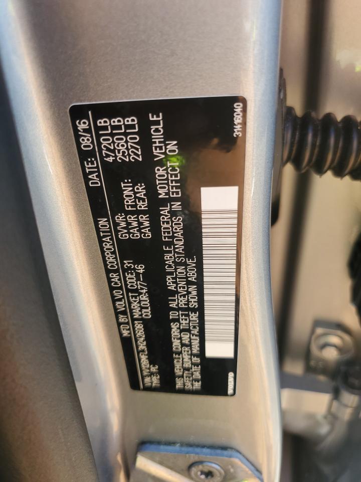 2017 Volvo S60 VIN: YV126MFL3H2426081 Lot: 66127285