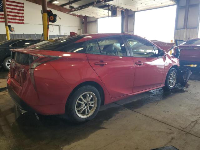  TOYOTA PRIUS 2016 Czerwony