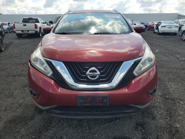  NISSAN MURANO 2016 Czerwony