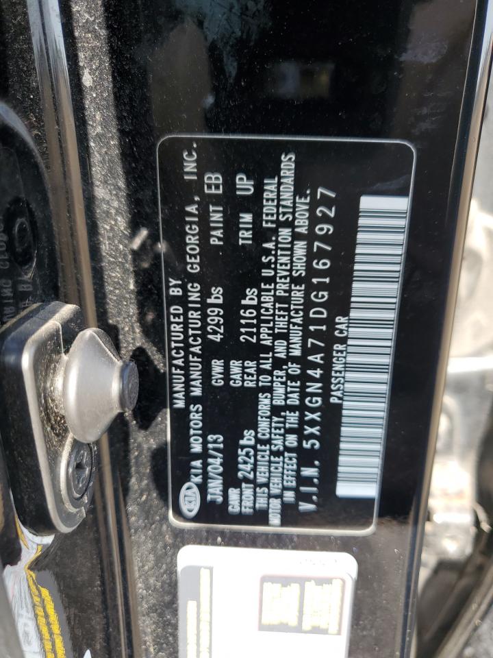 2013 Kia Optima Ex VIN: 5XXGN4A71DG167927 Lot: 64129175