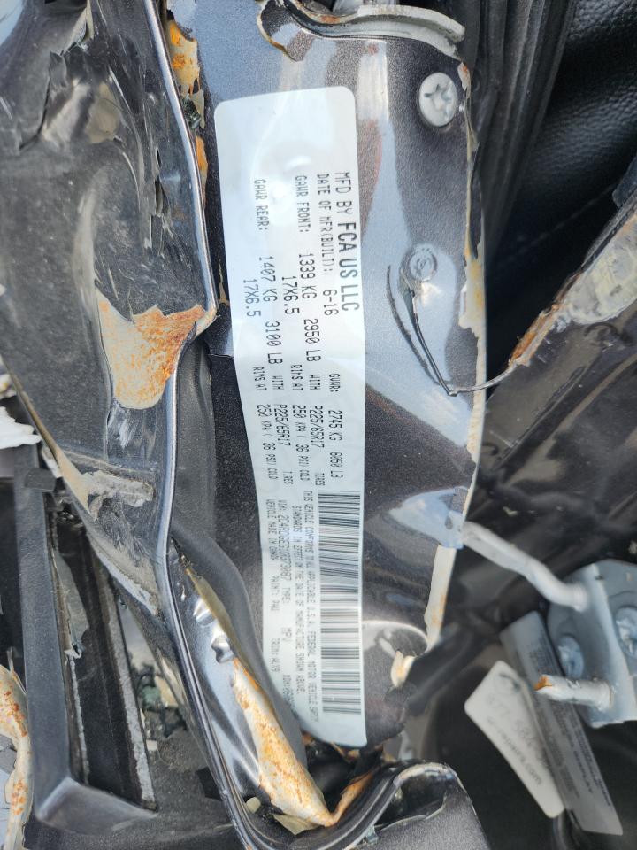 2016 Dodge Grand Caravan R/T VIN: 2C4RDGEG1GR373087 Lot: 63834925