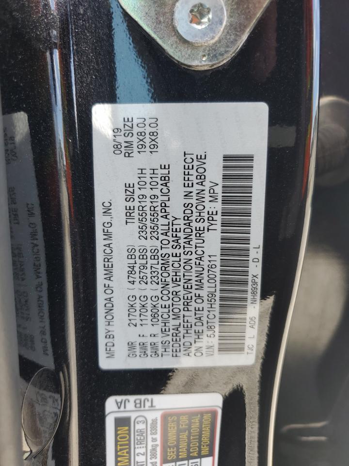 5j8tc1h59ll007611 5J8TC1H59LL007611 2020 Acura Rdx Technology