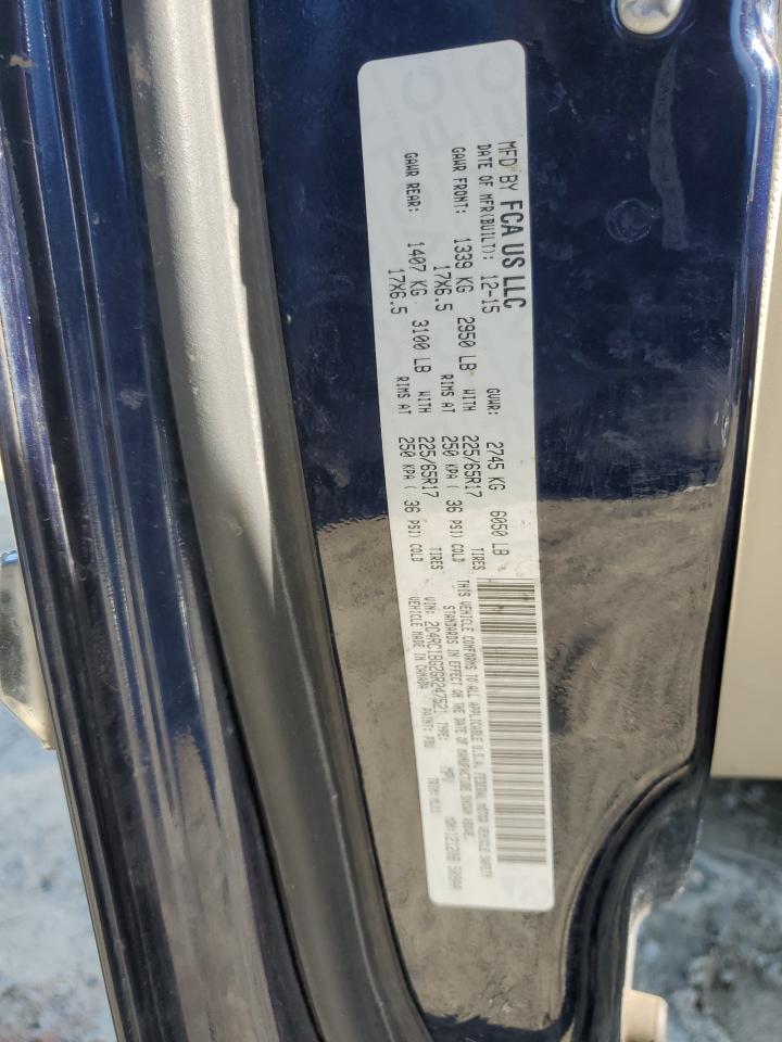 2016 Chrysler Town & Country Touring VIN: 2C4RC1BG2GR247521 Lot: 64022835