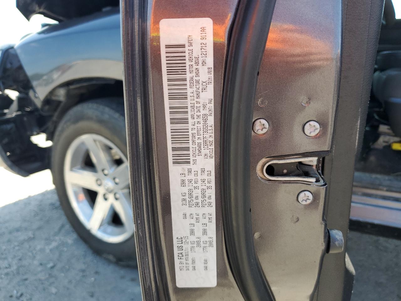 2016 Ram 1500 St VIN: 1C6RR7FT3GS204658 Lot: 65371505