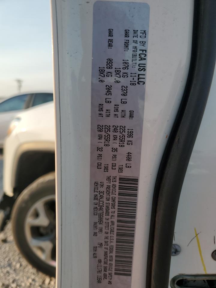 2019 Jeep Compass Li VIN: 3C4NJCC84KT660064 Lot: 66755405