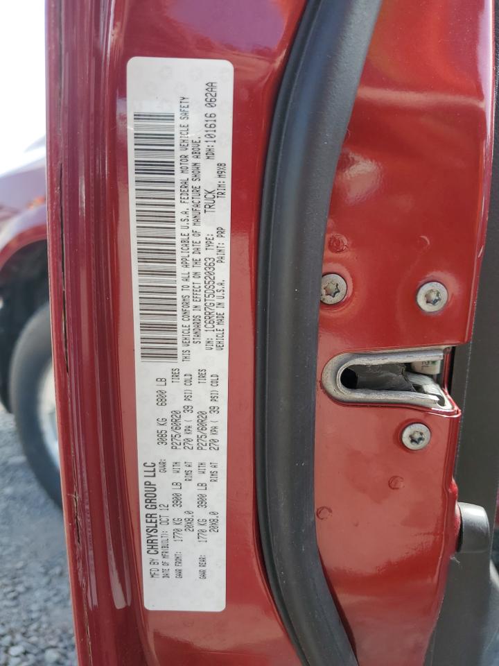 2012 Dodge Ram 1500 Slt VIN: 1C6RD7LT0CS278116 Lot: 65014955