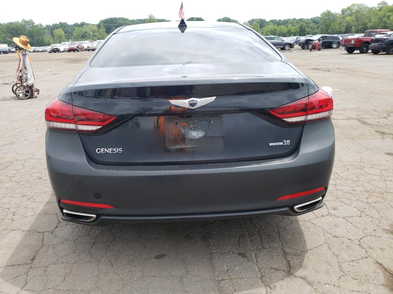 2015 Hyundai Genesis 3.8L VIN: KMHGN4JE8FU060333 Lot: 64053425