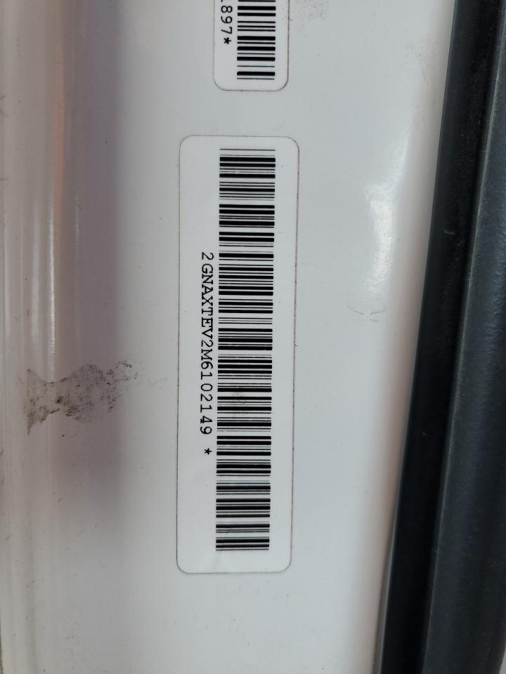 2021 Chevrolet Equinox Lt VIN: 2GNAXTEV2M6102149 Lot: 65926025