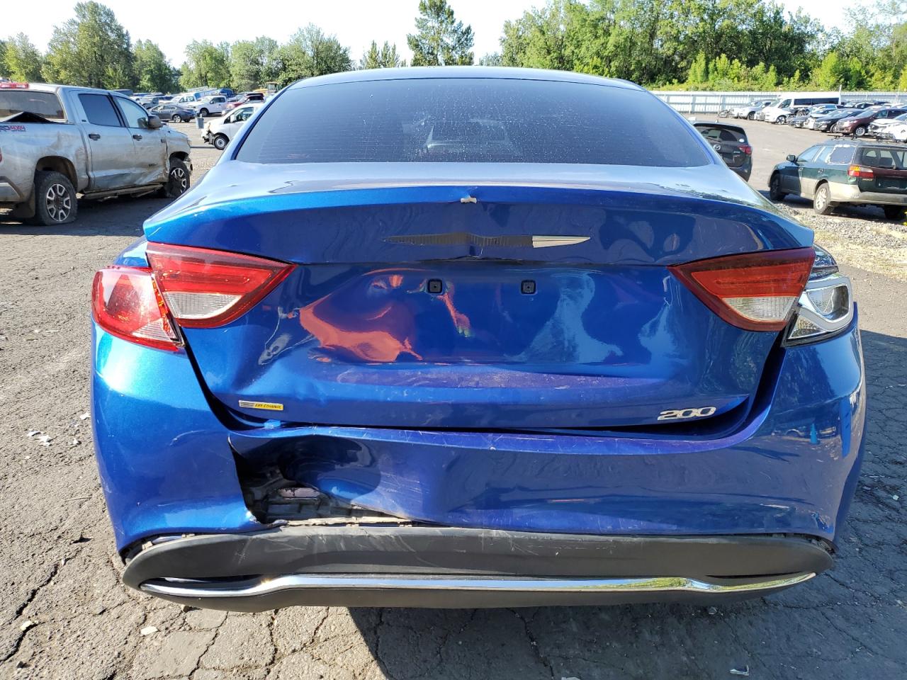 2015 Chrysler 200 Limited VIN: 1C3CCCAB7FN637487 Lot: 63483805