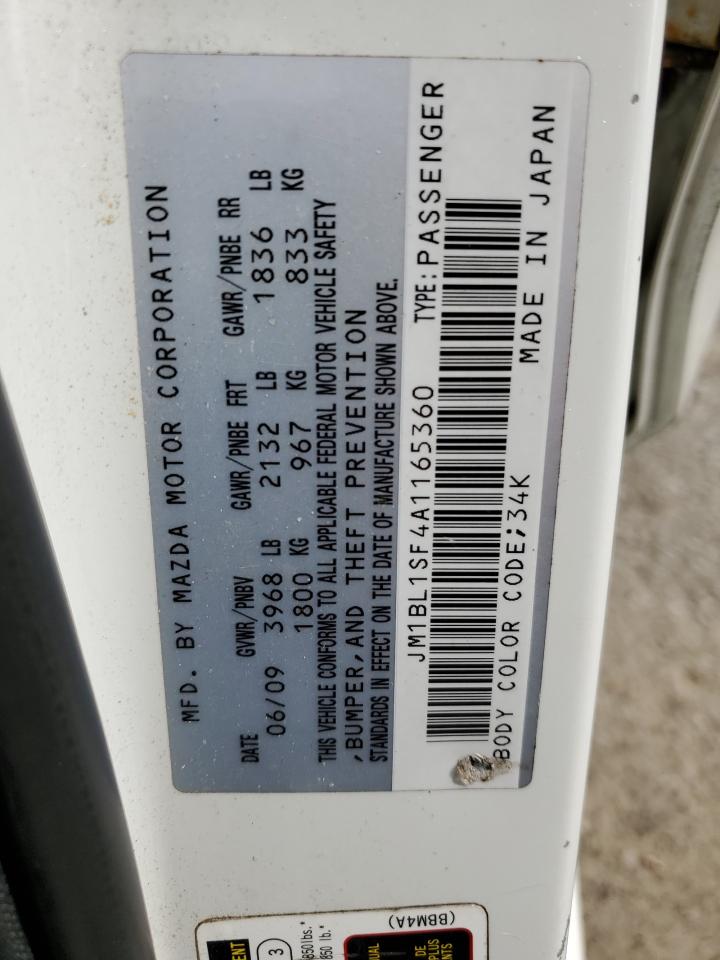 2010 Mazda 3 I VIN: JM1BL1SF4A1165360 Lot: 63692235