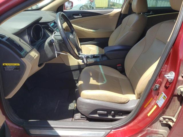 HYUNDAI SONATA 2014 Czerwony