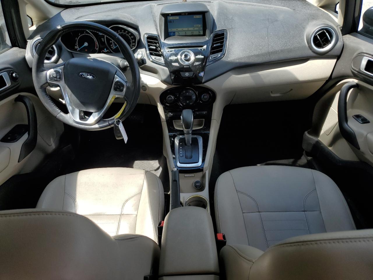 2017 Ford Fiesta Titanium VIN: 3FADP4FJ6HM136460 Lot: 63001045