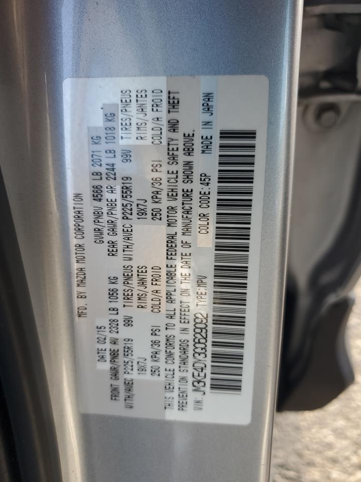 2016 Mazda Cx-5 Gt VIN: JM3KE4DY3G0629092 Lot: 64073635