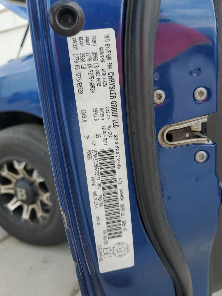 2010 Dodge Ram 1500 VIN: 1D7RV1CT9AS222147 Lot: 65054595