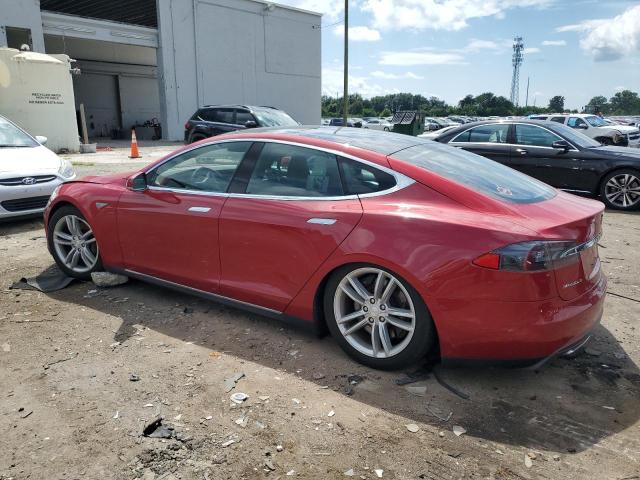 Hatchbacks TESLA MODEL S 2015 Red