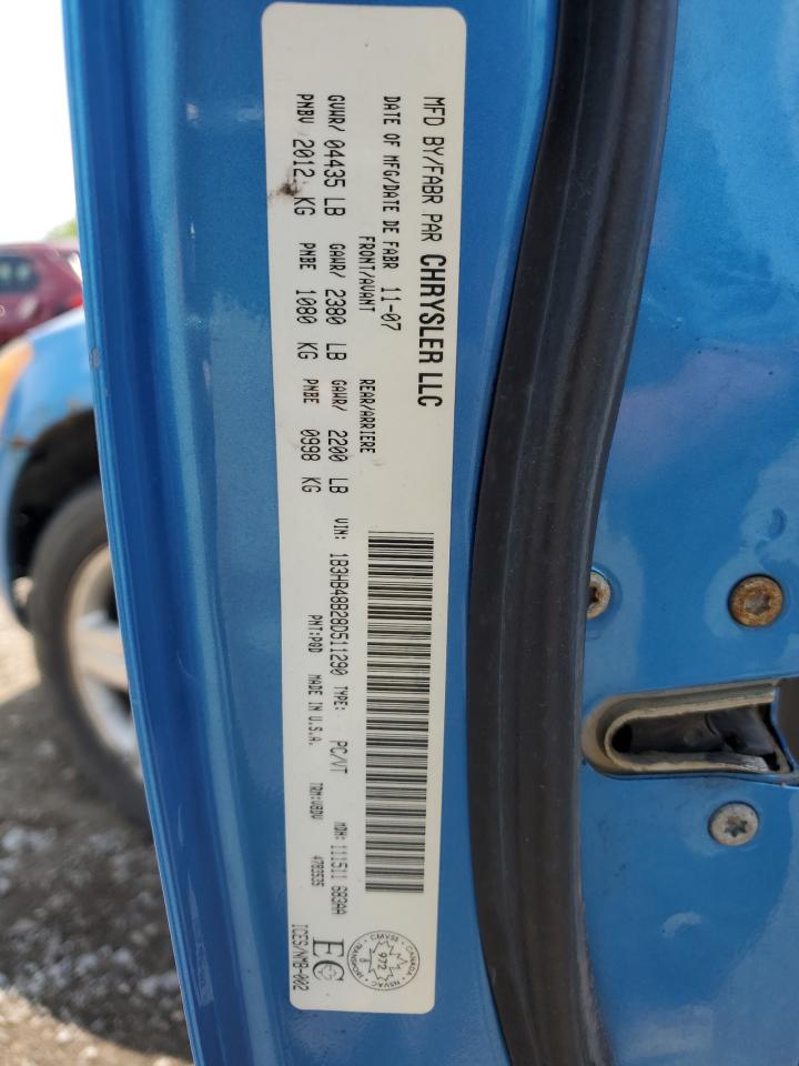 2008 Dodge Caliber Sxt VIN: 1B3HB48B28D511290 Lot: 61974205