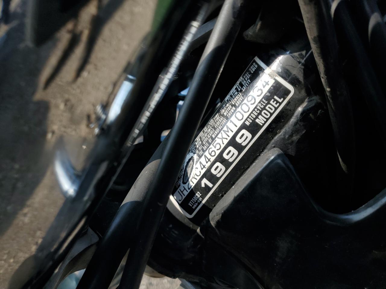 1999 Honda Vt750 Cd2 VIN: JH2RC4465XM100934 Lot: 64795605