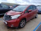2014 NISSAN NOTE TEKNA for sale at Copart NEWBURY