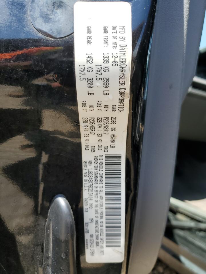 2006 Jeep Grand Cherokee Laredo VIN: 1J8GS48K76C215414 Lot: 64129765