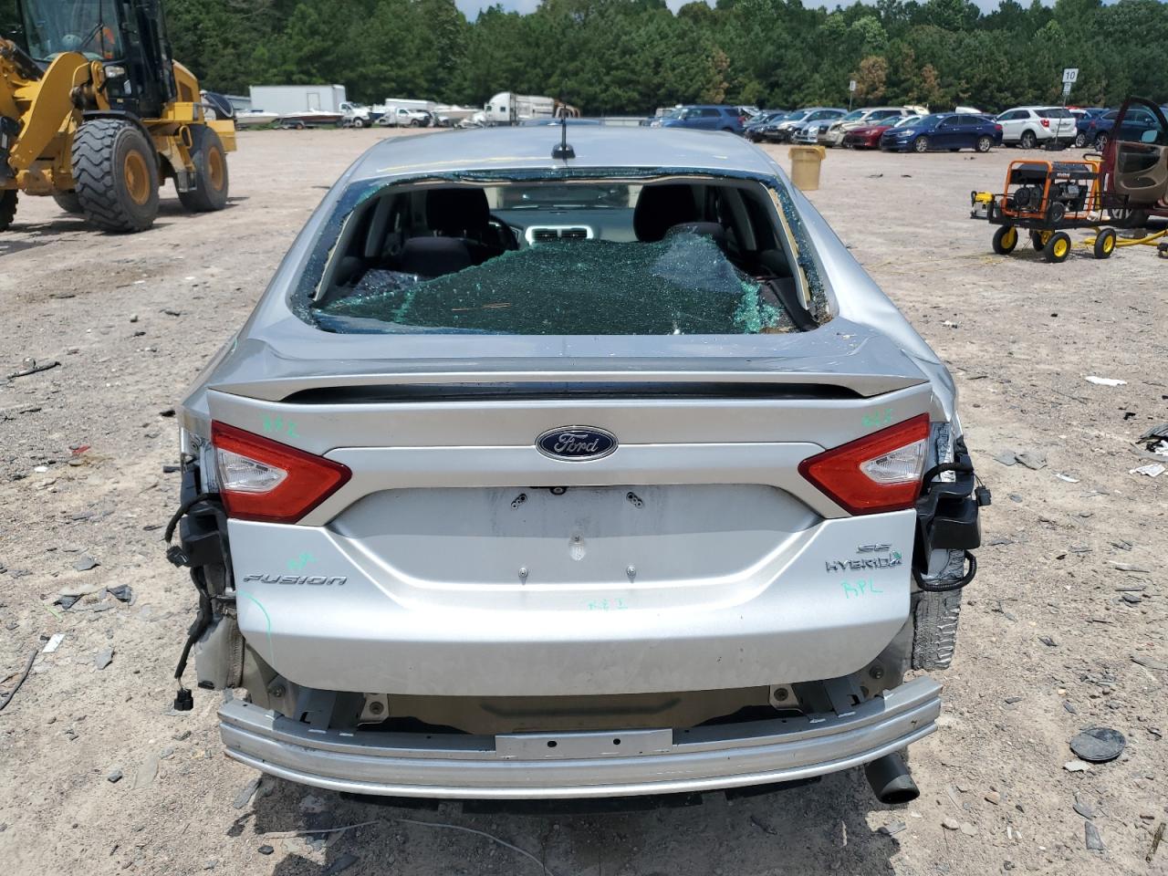 2015 Ford Fusion Se Hybrid VIN: 3FA6P0LU4FR301714 Lot: 64370525