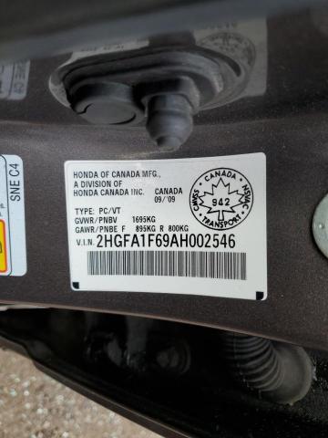 2010 HONDA CIVIC LX-S  